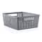 12 Pack: Gray Plastic Wicker Storage Basket by Simply Tidy®